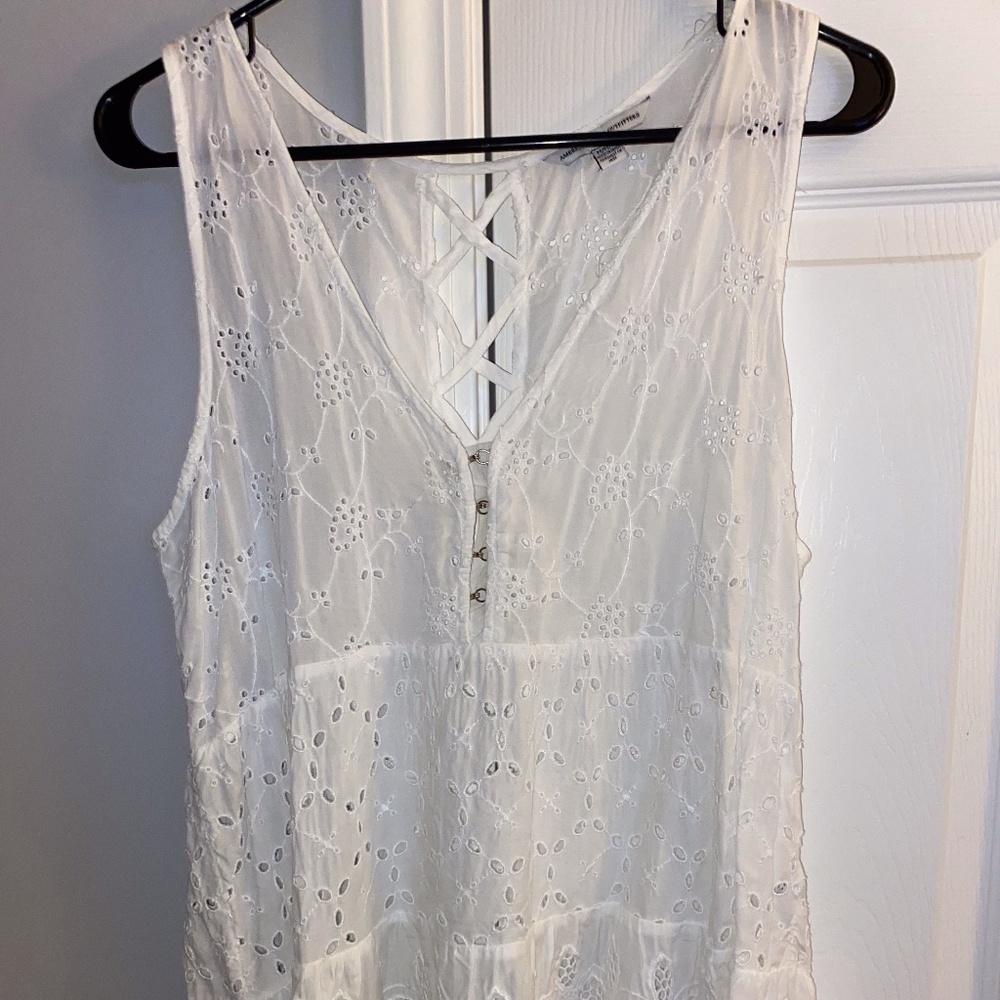 White AE Tank Top